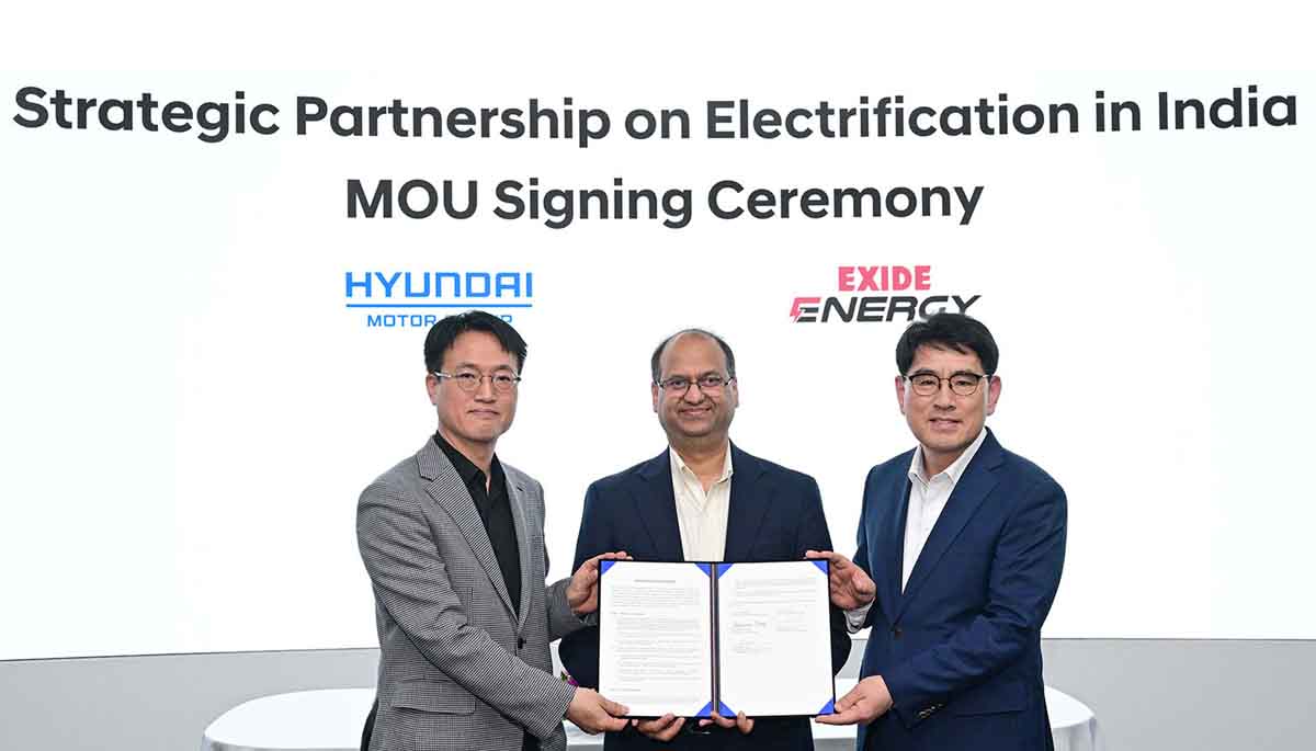 Hyundai, Kia signed MOU with Exide Energy for EV Battery